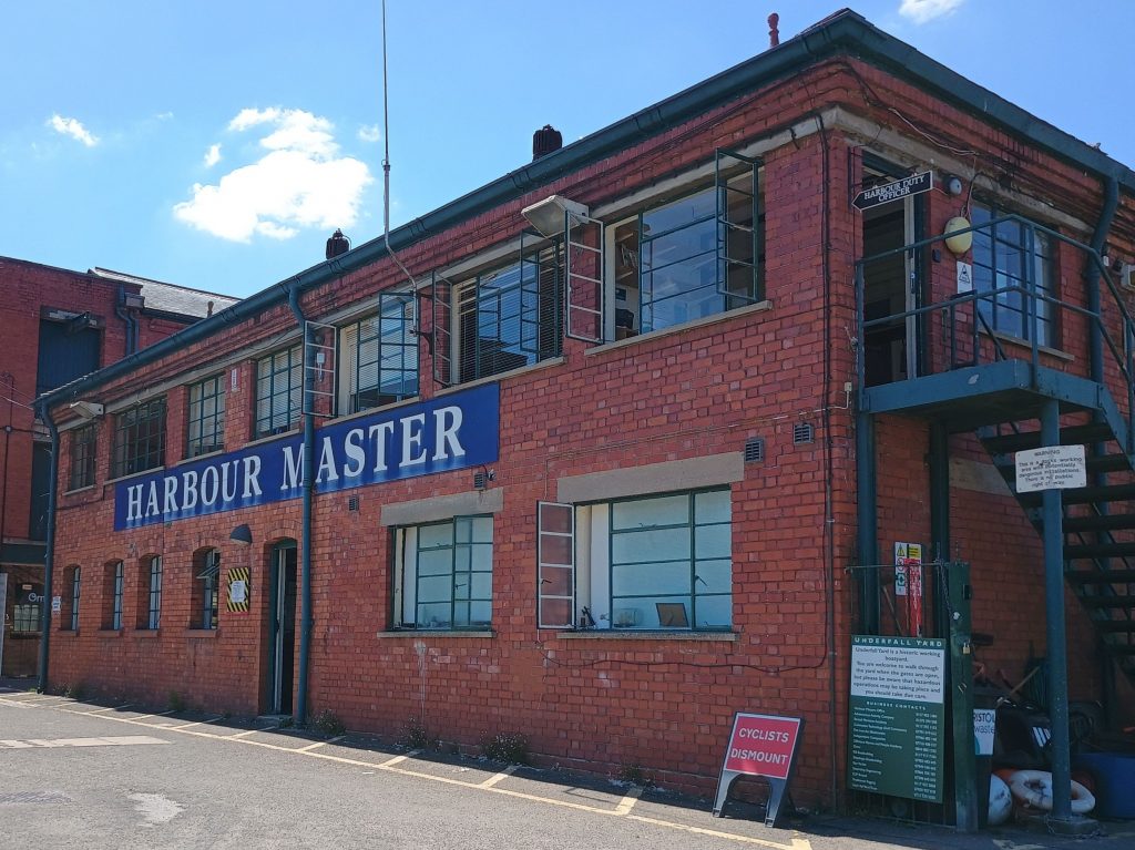 Harbour master building at Underfall Yard photograph by Anne-Marie Shepherd